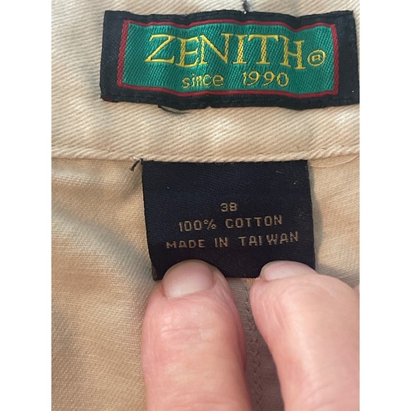Zenith Men's Cargo Shorts Beige W38 100 Cotton Casual Outdoor Adventure Hiking — image 6 of 8